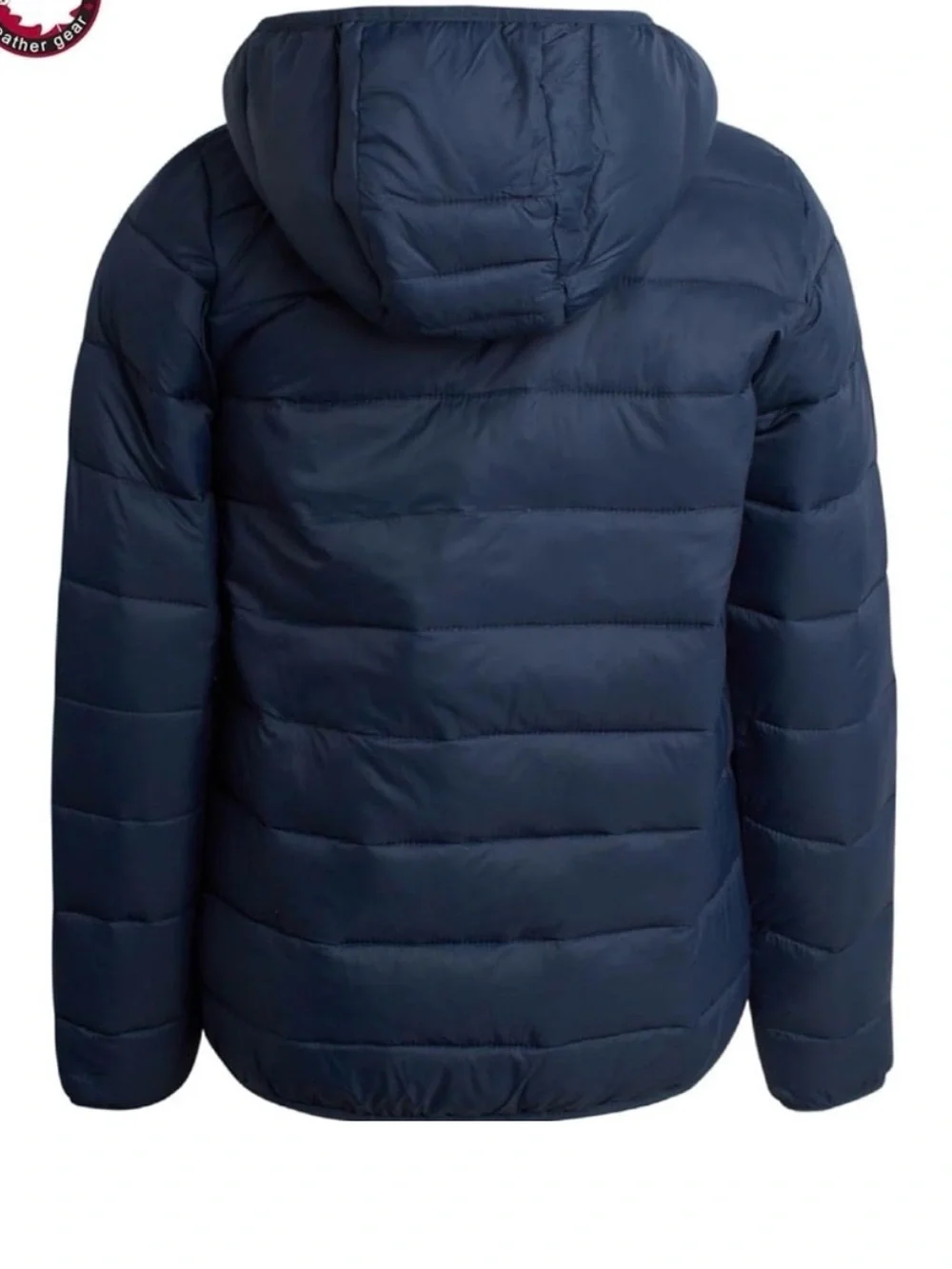 Canada Weather Gear Hooded Jacket Winter Coat Navy Blue L With Travel Bag